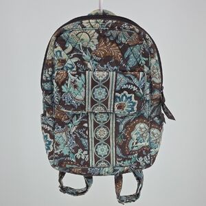 Vera Bradley Teal and Brown Floral Bag